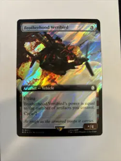 Brotherhood Vertibird Extended Surge Foil 959 Mint Fallout PIP Mtg Magic - Image 1