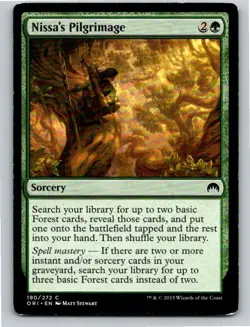 Magic the Gathering Nissa's Pilgrimage Magic Origins MTG Free Shipping! - Image 1