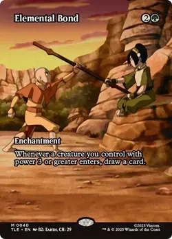 ELEMENTAL BOND mtg NM-M The Last Airbender Eternal 1 Mythic Borderless - Image 1