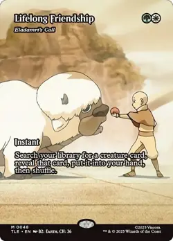LIFELONG FRIENDSHIP / ELADAMRI'S CALL mtg NM-M The Last Airbender Eternal Mythic - Image 1