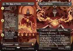 Borderless THE RISE OF SOZIN // FIRE LORD mtg NM-M The Last Airbender Mythic - Image 1