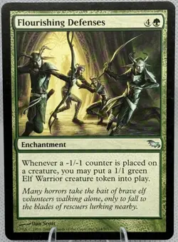 Flourishing Defenses ~Shadowmoor~ Lightly Played/Near Mint - Image 1
