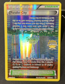 Pokemon TCG Parallel City STAFF City Championship Promo Holo 🔥 x1 - Image 1