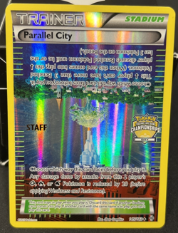 Pokemon TCG Parallel City STAFF City Championship Promo Holo 🔥 x1 - Image 3