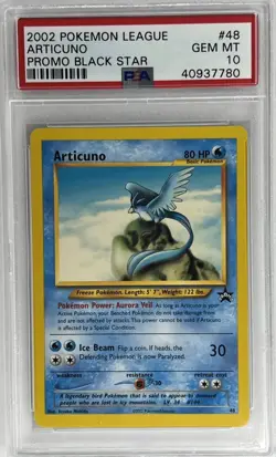 Pokemon Articuno Black Star Promo #48 2002 Pokemon League PSA 10 Gem Mint 🔥🔥🔥 - Image 1