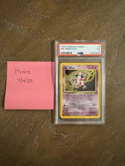 1999 Pokemon Jungle #6 Mr. Mime Holo PSA 5 - Image 4