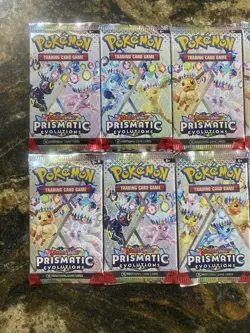 Pokemon Prismatic Evolutions Booster Pack Factory Sealed X10 - Image 2