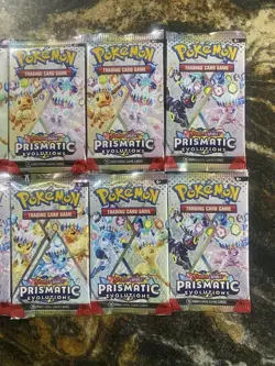 Pokemon Prismatic Evolutions Booster Pack Factory Sealed X10 - Image 3