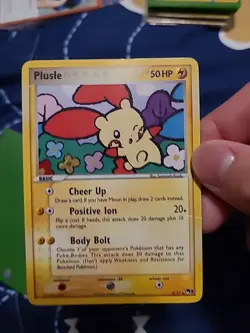 Pokemon TCG Plusle 5/17 Rare Holo POP Series 3 HP - Image 1