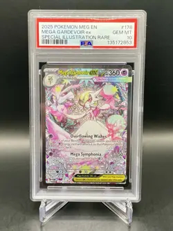 PSA 10 Mega Gardevoir ex 178/132 Mega Evolution SIR Full Art Pokemon GEM MINT - Image 1