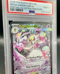 PSA 10 Mega Gardevoir ex 178/132 Mega Evolution SIR Full Art Pokemon GEM MINT - Image 2