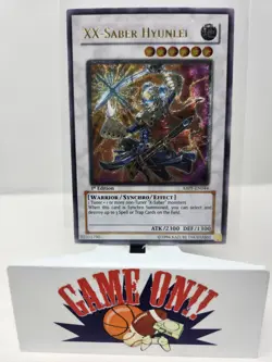 YuGiOh XX-Saber Hyunlei ABPF-EN044 1st Edition Ultimate Rare LP - Image 1