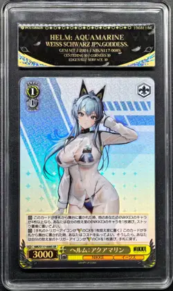 2024 Weiss Schwarz Cards JPN. Helm NIKKE S117-008S PCG 10 (SAME AS PSA 10) - Image 1