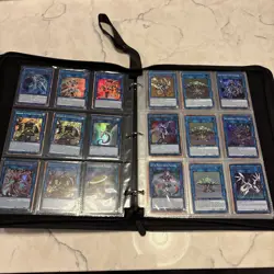 Yu-Gi-Oh! TCG Card Collection With Binder Lot Of 129 Cards Yugioh #4 - Image 1