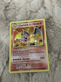 Pokemon TCG Charizard Evolutions Holo Rare Card 11/108 LP+ Pokemon Nintendo 2016 - Image 1