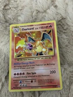 Pokemon TCG Charizard Evolutions Holo Rare Card 11/108 LP+ Pokemon Nintendo 2016 - Image 3