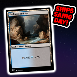 Underground Sea - Custom Art Magic: The Gathering Playtest Card - Commander EDH - Image 1