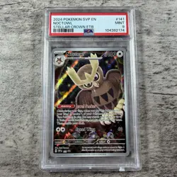 Noctowl 141 Sv: Scarlet & Violet Promo Cards Holo Mint PSA 9 Stellar Crown - Image 1