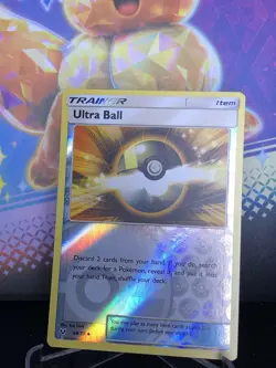 Ultra Ball Reverse Holo Uncommon Shining Legends 68/73 Mint Pokemon Card - Image 1