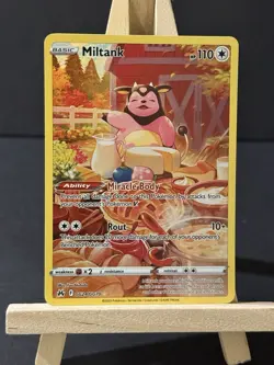 Pokemon Crown Zenith Galarian Gallery Miltank Holo Ultra Rare Card GG24/GG70 - Image 1