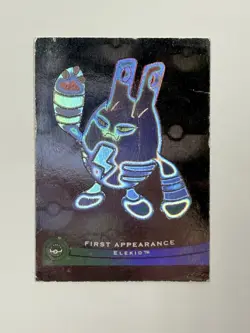 2000 Topps First Appearance Elekid Pokemon The Movie Hologram Card Foil 4 Of 6 - Image 1