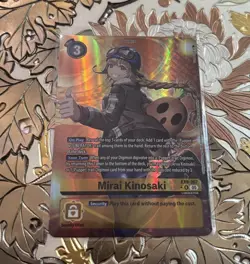 Digimon Card Game Mirai Kinosaki EX9-067 Alternate Art Versus Monsters - Image 1