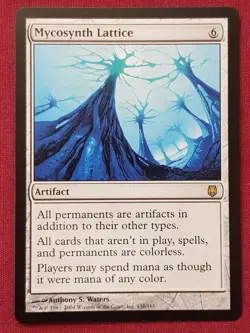 Magic The Gathering DARKSTEEL MYCOSYNTH LATTICE artifact card MTG - Image 1