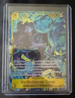 One Piece Card - OP12-119 Bartholomew Kuma (SEC) Alt Art English NM/M - Image 1