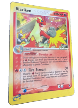 Pokemon TCG Blaziken Holo 3/109 Rare Ruby & Sapphire Card Holofoil Holographic - Image 2