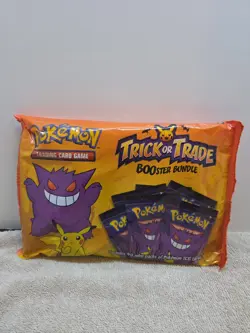 2022 Pokemon TCG BOOster Trick Or Trade Sealed Bag- 40 Mini Packs 3 Cards Per 820650850783 - Image 1