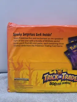 2022 Pokemon TCG BOOster Trick Or Trade Sealed Bag- 40 Mini Packs 3 Cards Per 820650850783 - Image 4