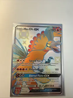 Pokemon Ho-Oh GX Hidden Fates Shiny Vault SV50/SV94 SM Shiny Holo Rare Card - Image 1