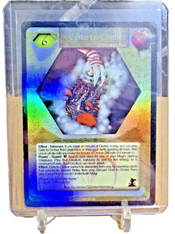 Magi Nation Duel - GATE TO OMBOR FOIL - NIGHTMARE'S DAWN CCG Card - Image 1