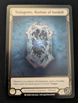 Flesh and Blood 1st Edition Cold Foil FAB Stalagmite, Bastion of Isenloft NM - Image 1