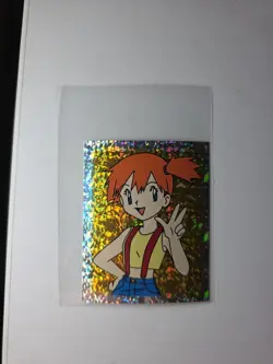 Misty S28 Prism Holo Foil Merlin Sticker Series 1 1999 Pokemon Card NM - Image 1