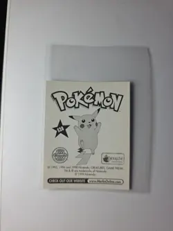 Misty S28 Prism Holo Foil Merlin Sticker Series 1 1999 Pokemon Card NM - Image 2