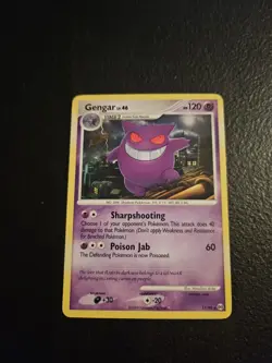 Gengar 17/99 Regular Rare Arceus 2009 Vintage Pokemon TCG Card LP - Image 1