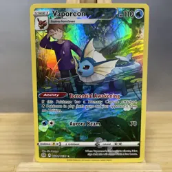 NM Vaporeon TG02/TG30 Brilliant Stars Trainer Gallery - Pokemon Card - Image 1