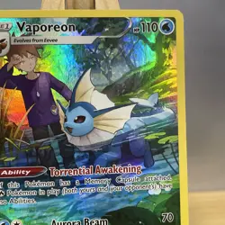 NM Vaporeon TG02/TG30 Brilliant Stars Trainer Gallery - Pokemon Card - Image 3