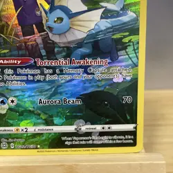 NM Vaporeon TG02/TG30 Brilliant Stars Trainer Gallery - Pokemon Card - Image 4