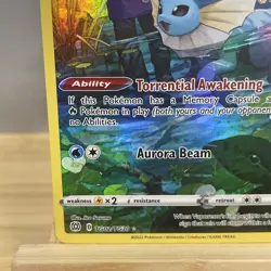 NM Vaporeon TG02/TG30 Brilliant Stars Trainer Gallery - Pokemon Card - Image 5