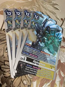 Digimon Card Playset Alphamon Foil BT20-056 R Release Special Booster 2.5 - Image 1