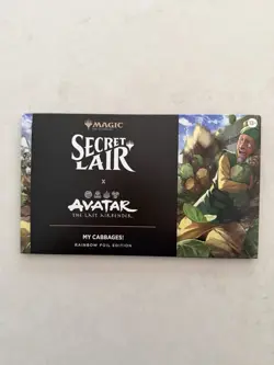 Magic MTG Secret Lair Avatar The Last Air Bender My Cabbages! Foil IN HAND - Image 1