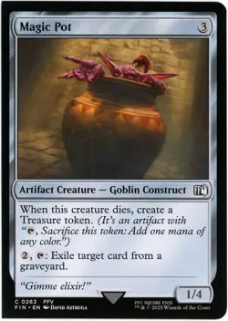 ERROR CARD Miscut - Magic Pot - 0263 - Final Fantasy - MTG - NM/M - Image 1