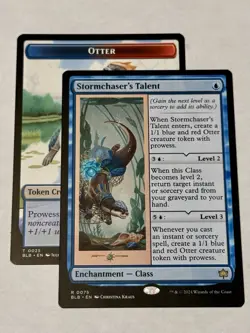 MTG Stormchaser's Talent NM - Bloomburrow + Token - Image 1