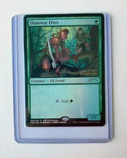 MTG Llanorwar Elves (30th Anniversary Anime Foil - English) Promo 005/005 NM - Image 1