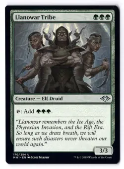 Llanowar Tribe LP* Modern Horizons ENGLISH 170/254 mtg -UnltdCards - Image 1