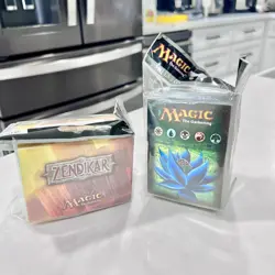 (2) Ultra Pro MTG MAGIC the GATHERING Black Lotus / Zendikar Counter Deck Box - Image 1