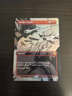 Magic: The Gathering (MTG) - FOIL Sozin's Comet (0309) (Borderless) - (TLA) - Image 1