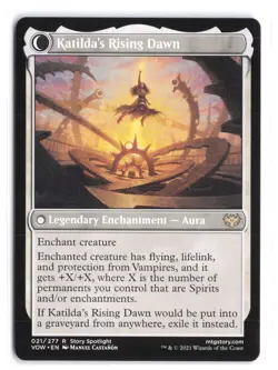 Katilda, Dawnhart Martyr #21 Innistrad: Crimson Vow NM - Image 2